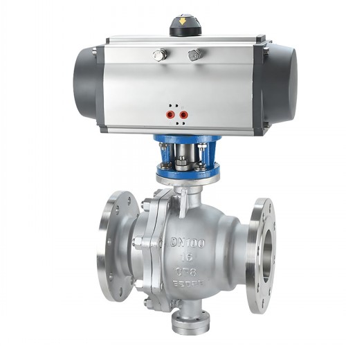 氣動(dòng)固定式球閥Q647F，Q647H